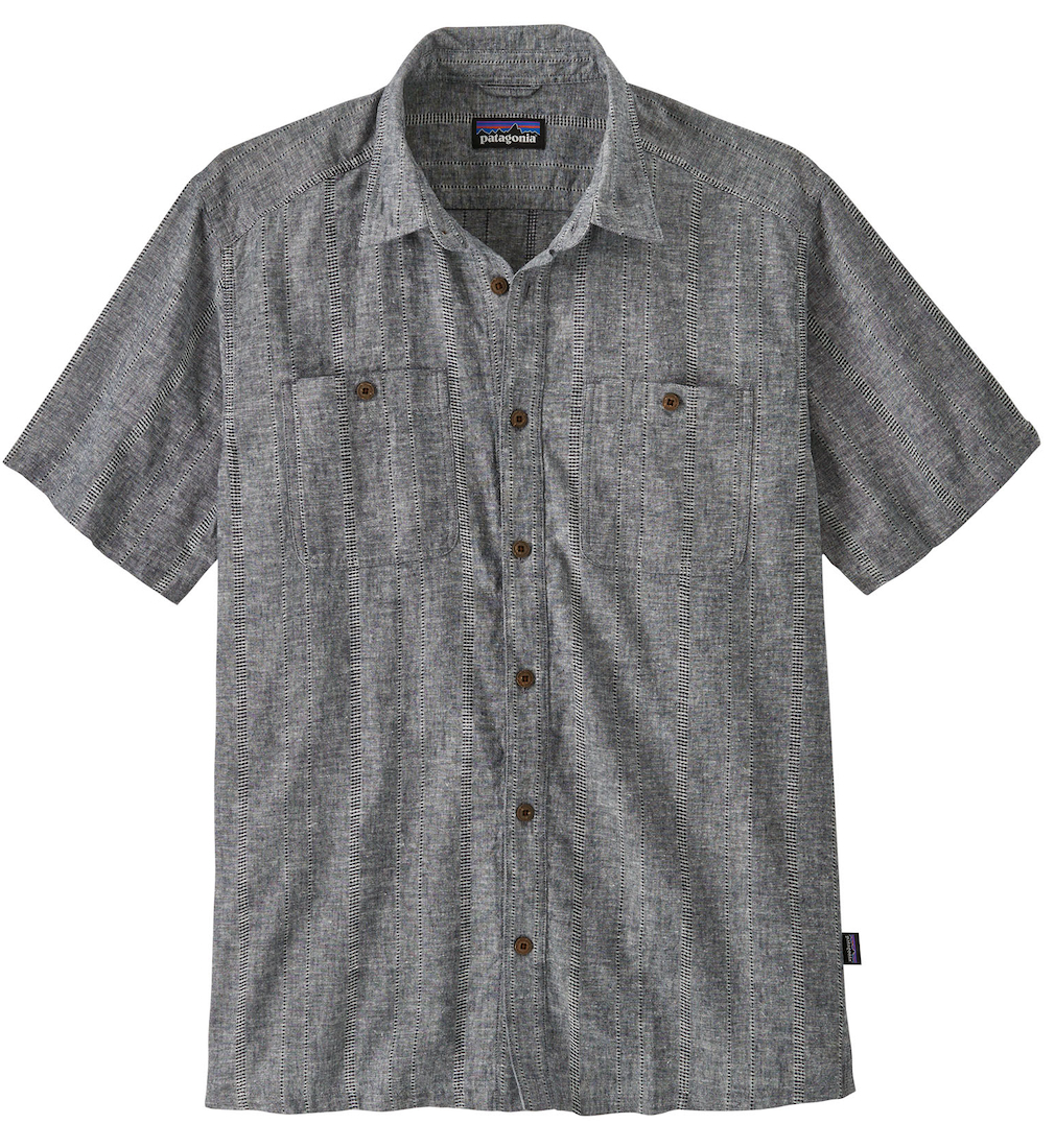 P-28165_Patagonia_Back_Step_Shirt_SLDN_ Patagonia M's Back Step Shirt SLDN - Swell Dobby: New Navy