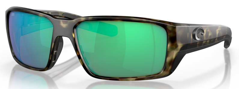 Costa_Fantail_Pro_Matte_Wetlands_Green_Mirror_1 Costa Polarized Glasses Fantail Pro - Matte Wetlands (Green Mirror 580G)