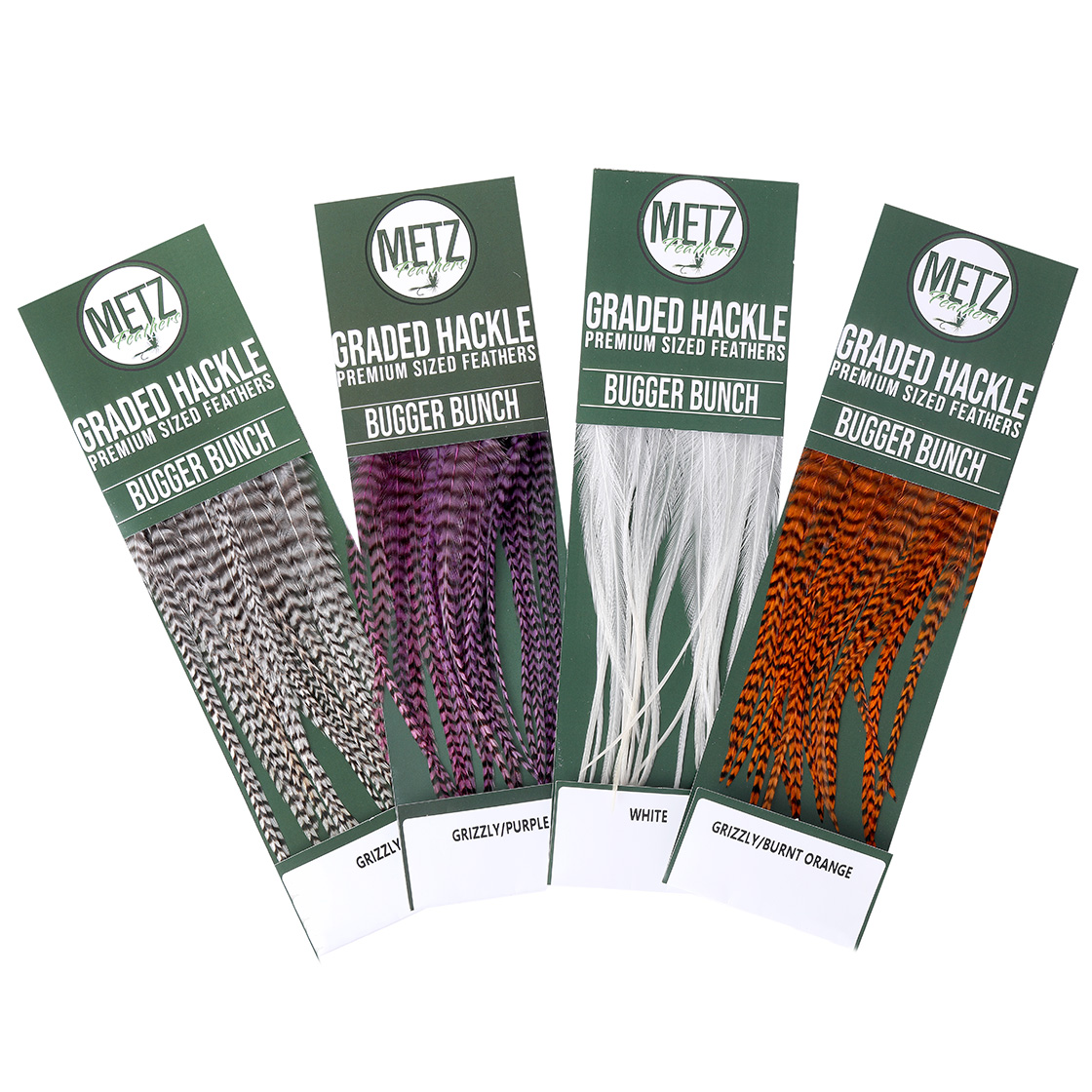 Metz Hackle Bugger Bunch for Streamer #8 bis #10