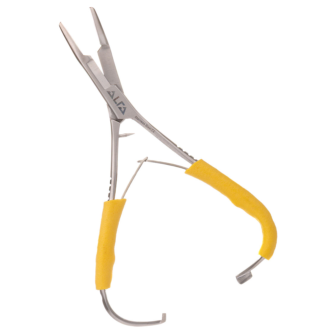 P-20459_forceps_zangenschere_yellow_ Alfa Mitten Scissor Forceps yellow
