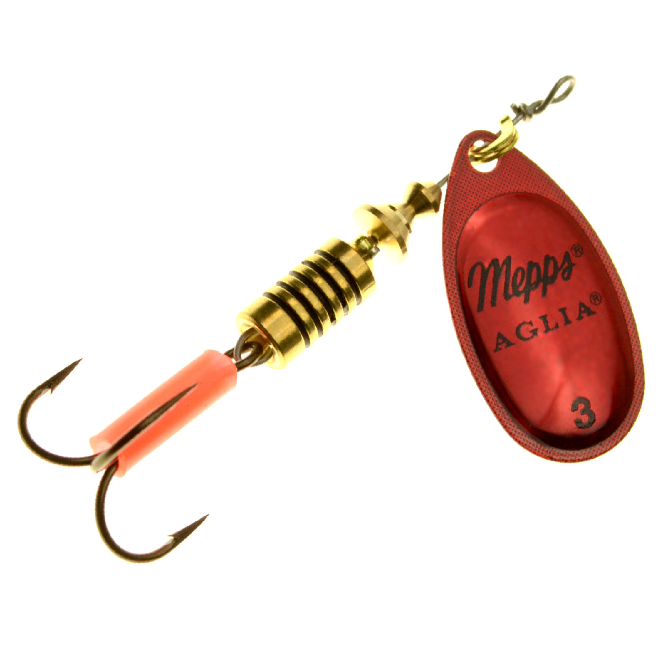 Mepps Aglia Platinium Spinner red