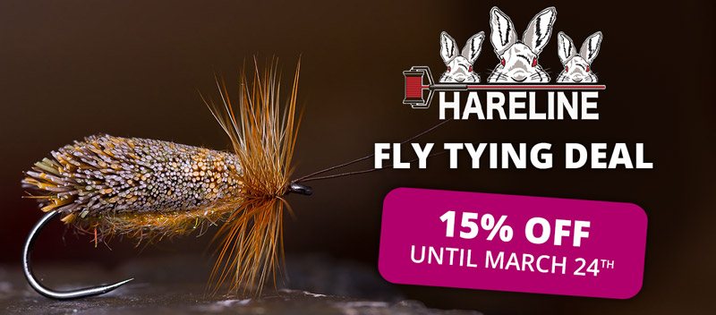 Fly Tying Deal: 15% off Hareline until 3/24