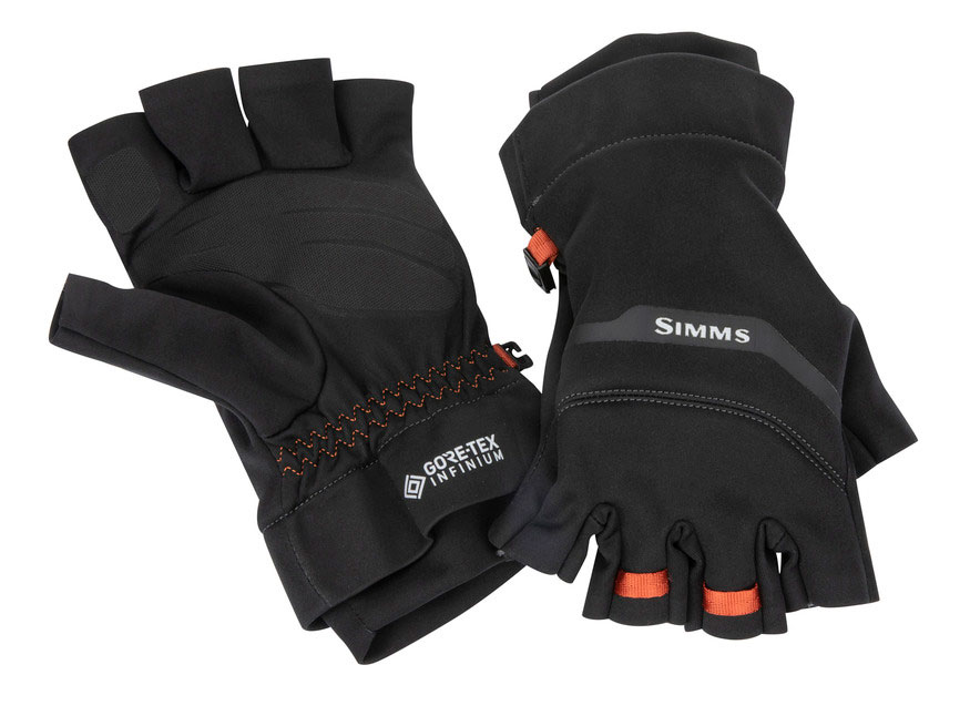 Simms Gore Infinium Half Finger black