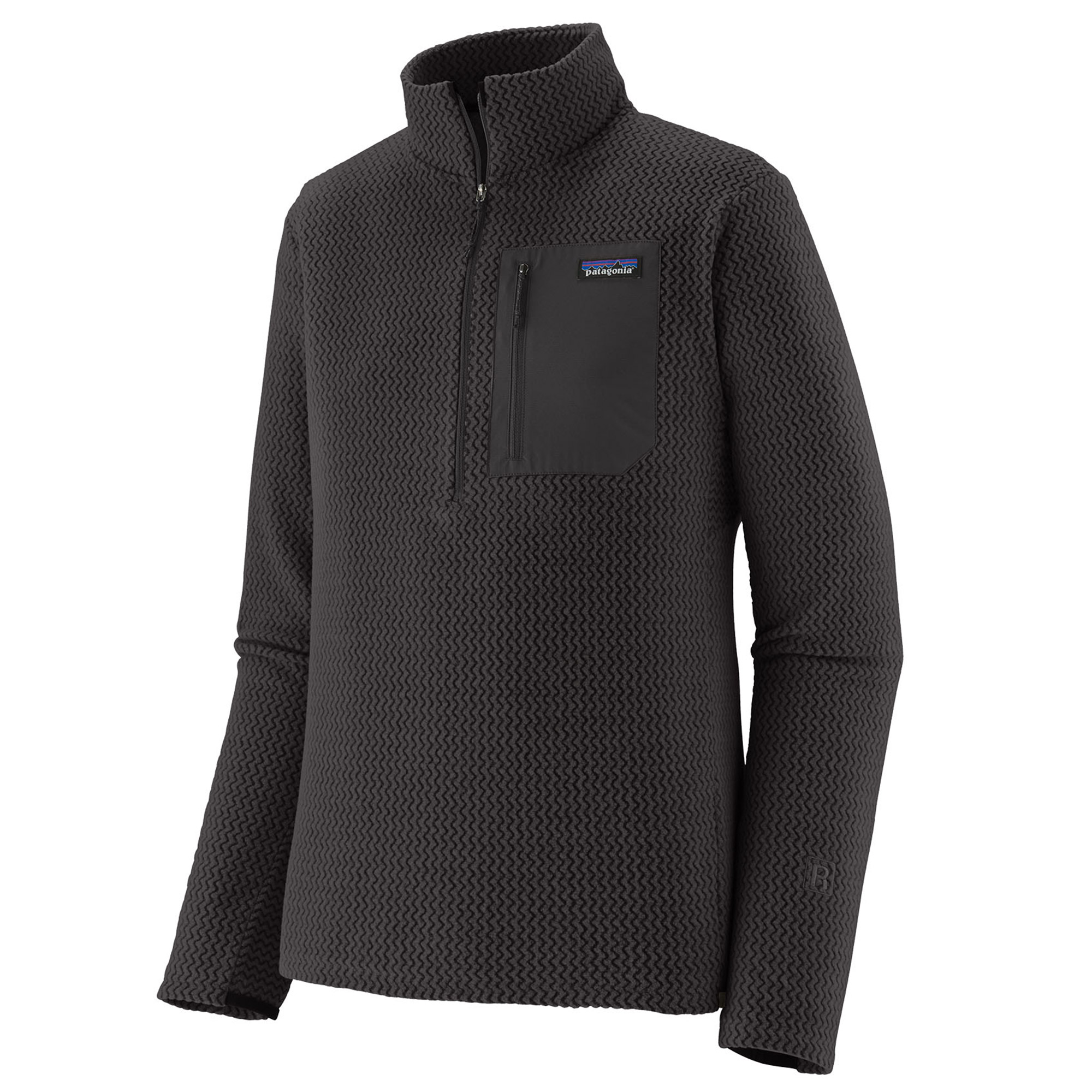 Patagonia R1 Air Zip Neck BLK - Black