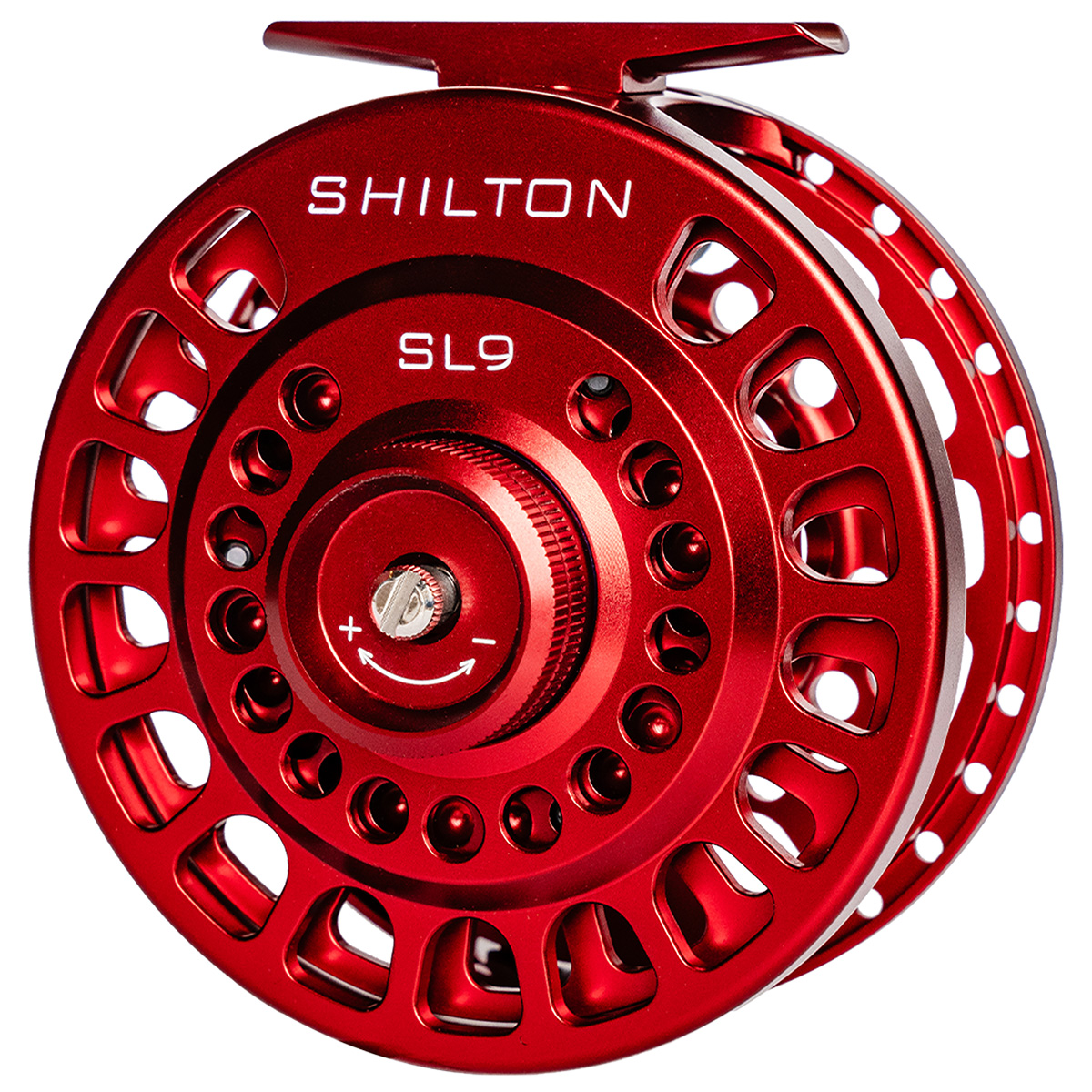 Shilton-SL-Series-Fliegenrolle-SL9-red-3 Shilton SL Series Fly Reel new sizing red