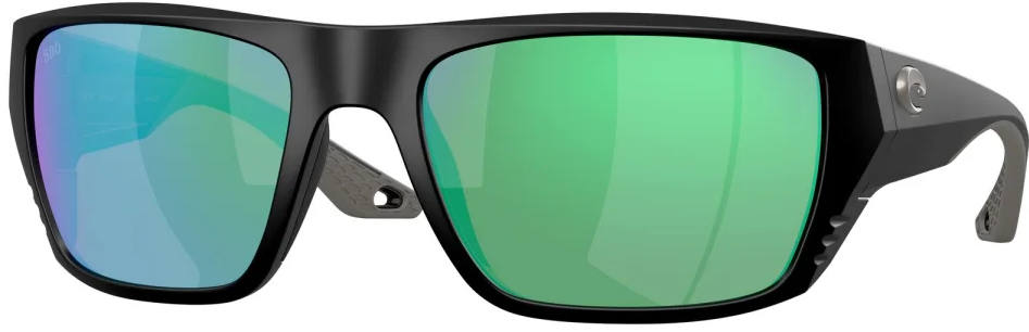 P-28601_Costa_Polarisationsbrille_Finlet_Matte_Black_Green_Mirror_ Costa Polarized Glasses Finlet Matte Black (Green Mirror 580G)