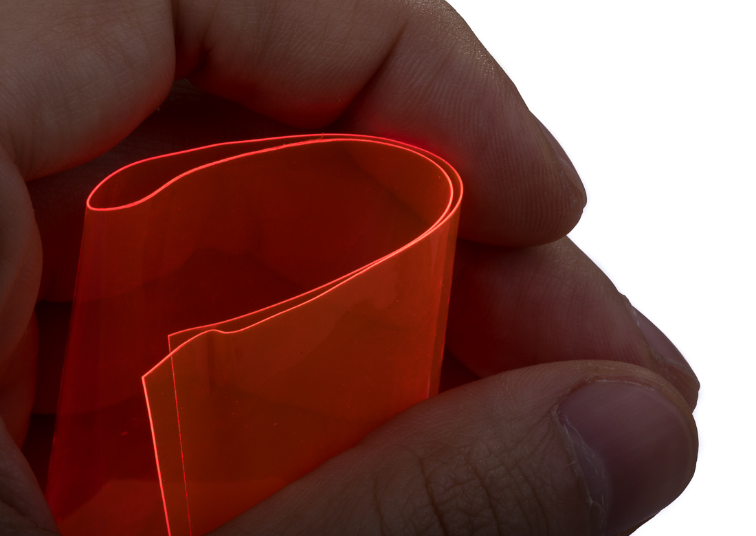 fluo orange (UV light)