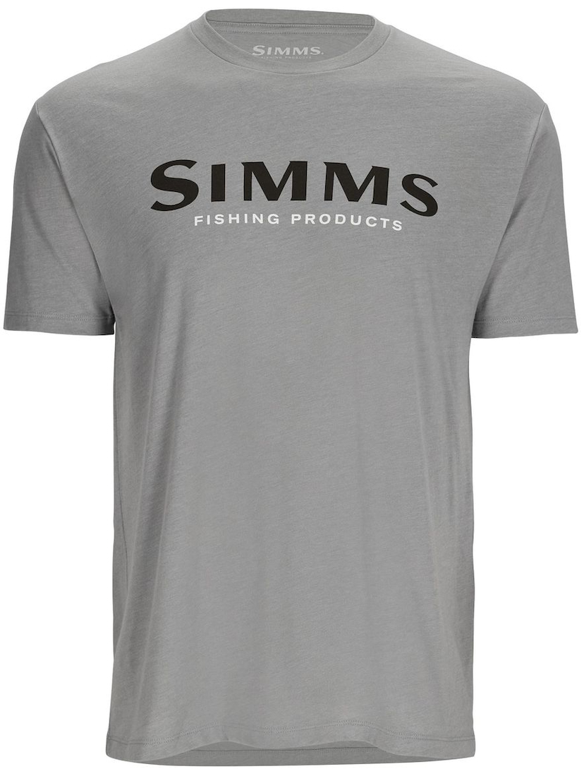 P-25726_Simms_Logo_T-Shirt_Cinder_Heather_ Simms Logo T-Shirt cinder heather
