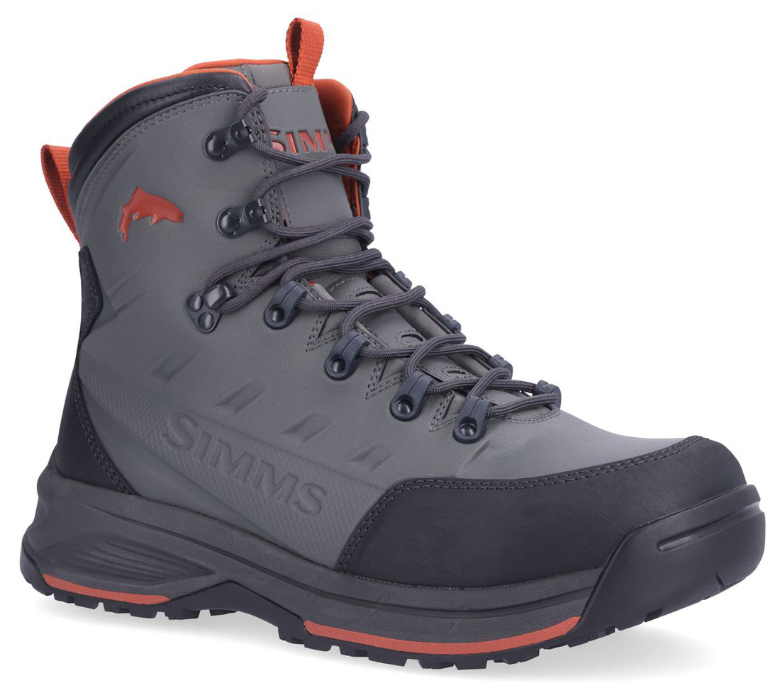 Simms_Freestone_Watschuh_mit_Gummisohle_gunmetal_1 Simms Freestone Wading Boot with Rubber Sole gunmetal