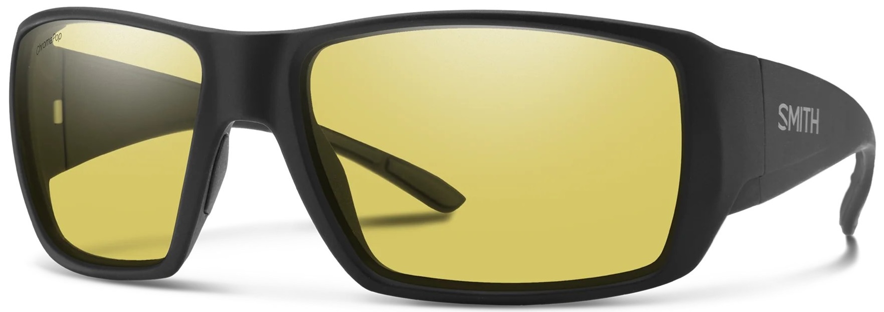 Smith Optics Guide's Choice XL Polarised Glasses Matte Black Polar Low Light Yellow