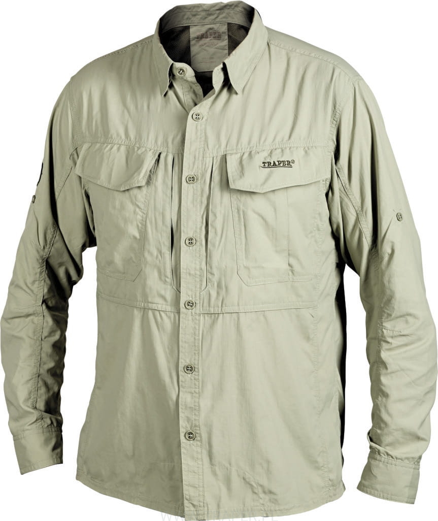 P-26477_Traper_Montana_Guide_Shirt_Green_Light_ Traper Montana Guide Fishing Shirt olive green