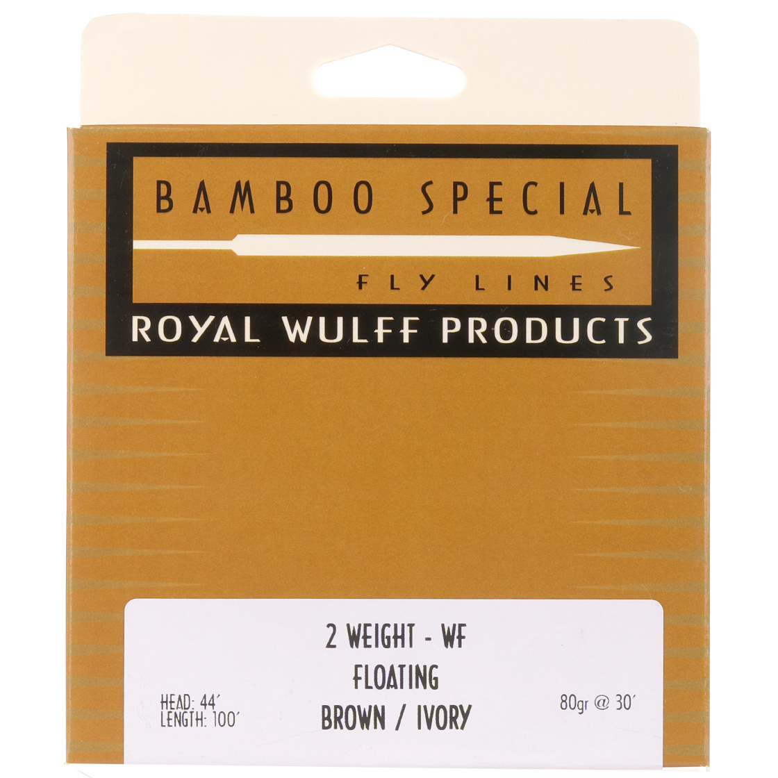 P-28426_Royal-Wulff-Bamboo-Special-Floating-WF-Fliegenschnur-Ivory-Brown Royal Wulff Bamboo Special Floating WF Fly Line Ivory Brown