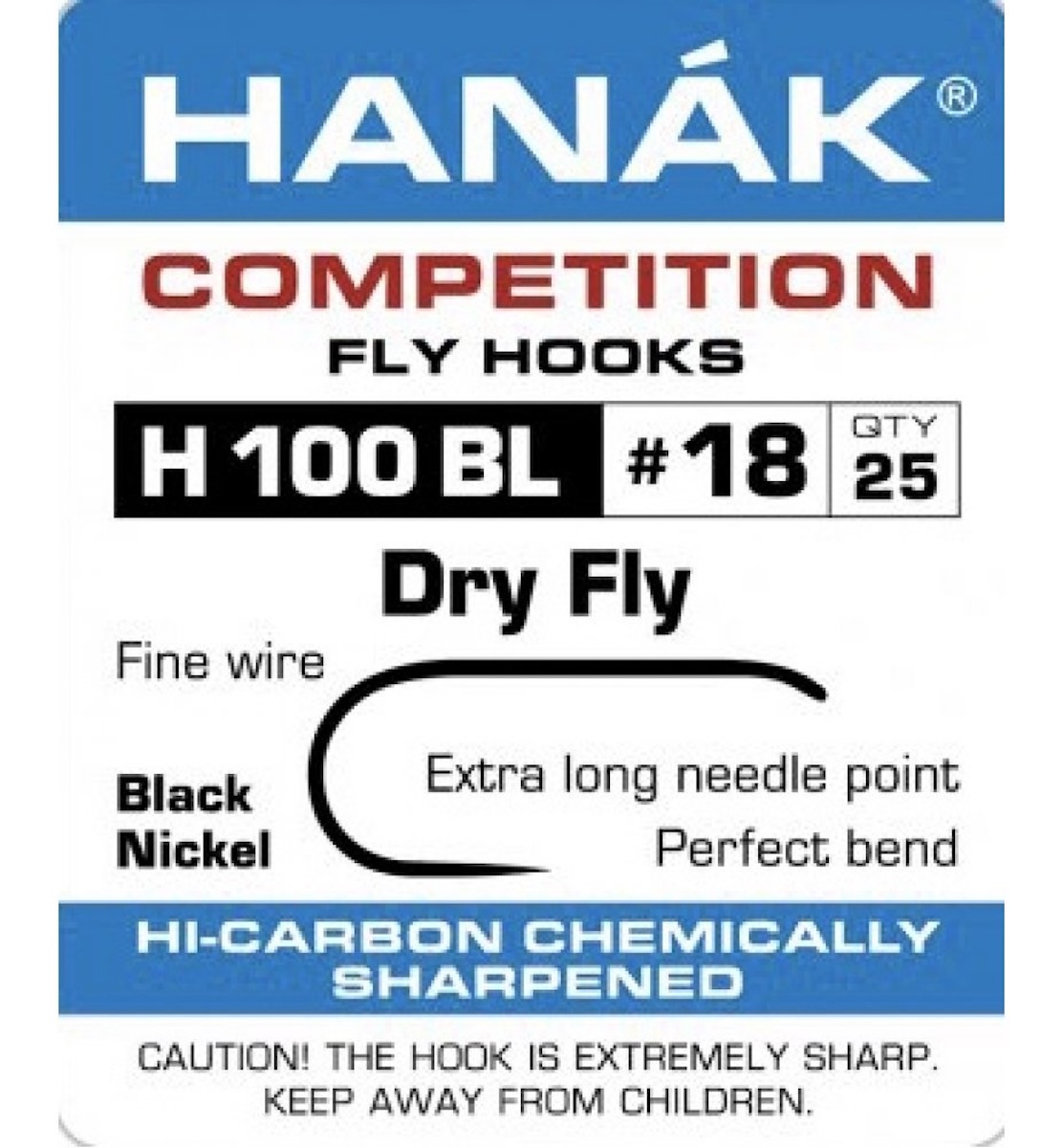 Hanak H 100 BL Dry Fly Hooks