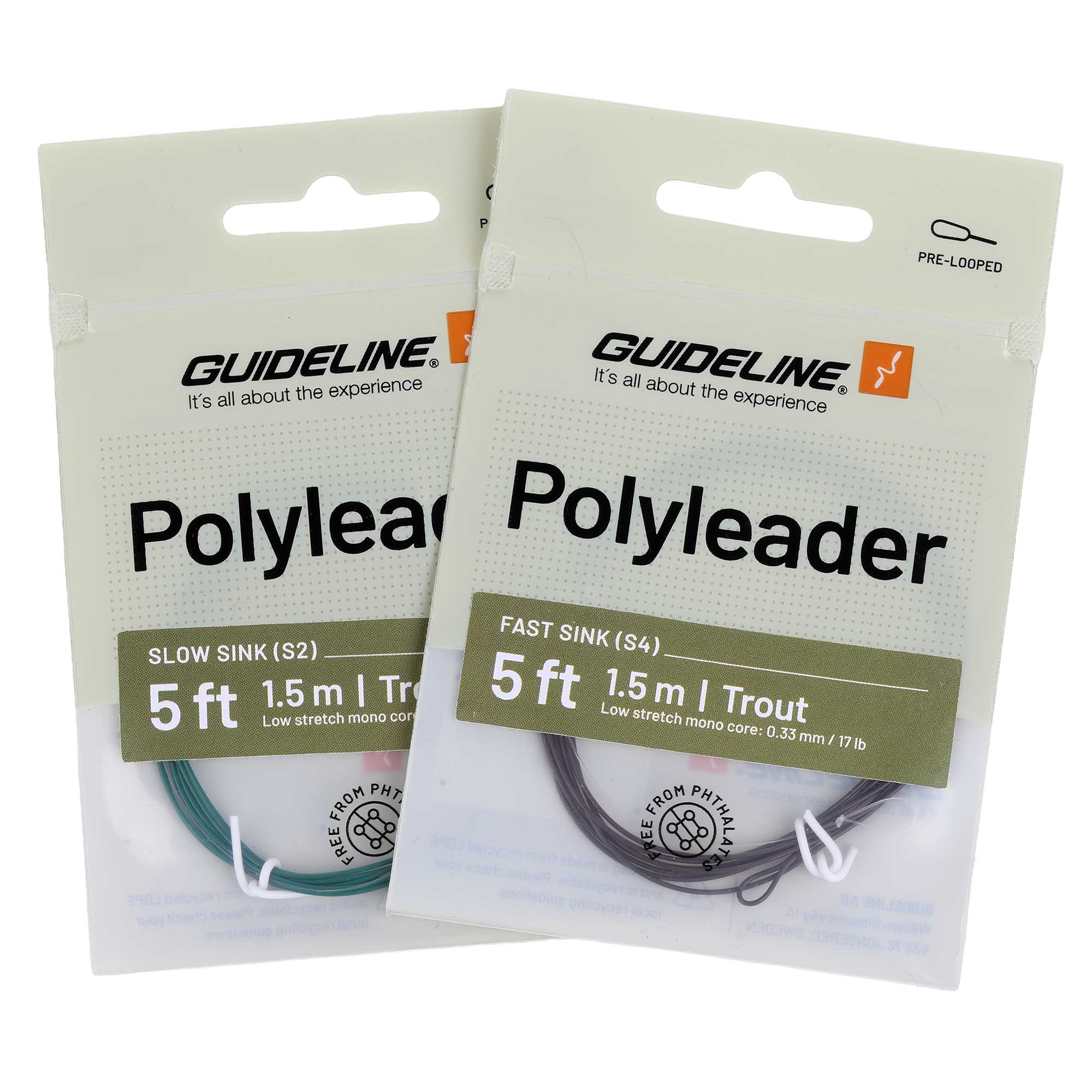 Guideline Polyleader Trout 5 ft