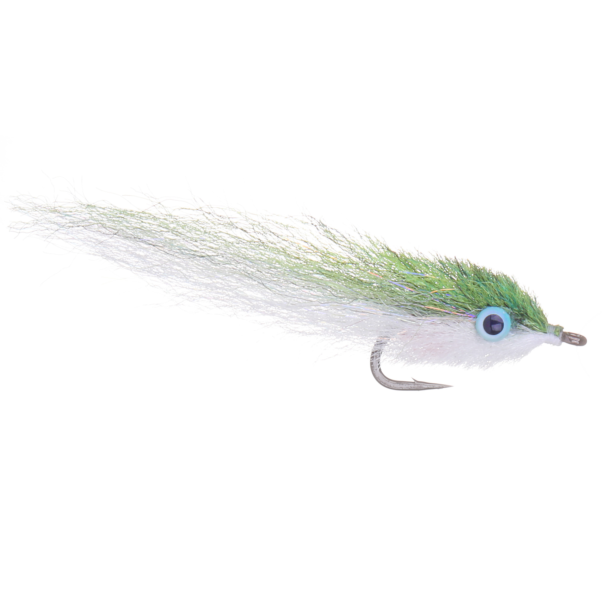 Enrico Puglisi PERFECT MINNOW STREAMER - OLIVE / WHITE - #2