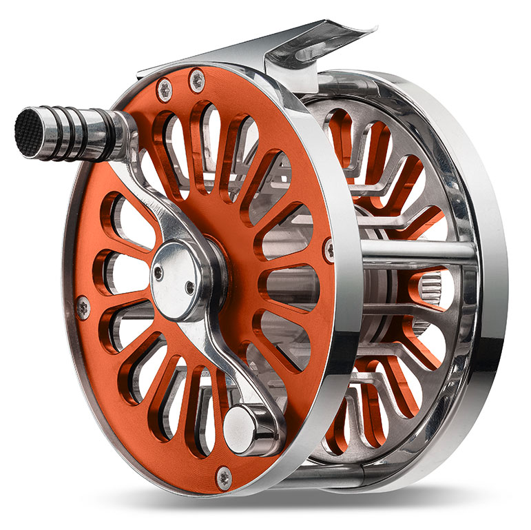 Vosseler Passion Alu Fly Reel orange
