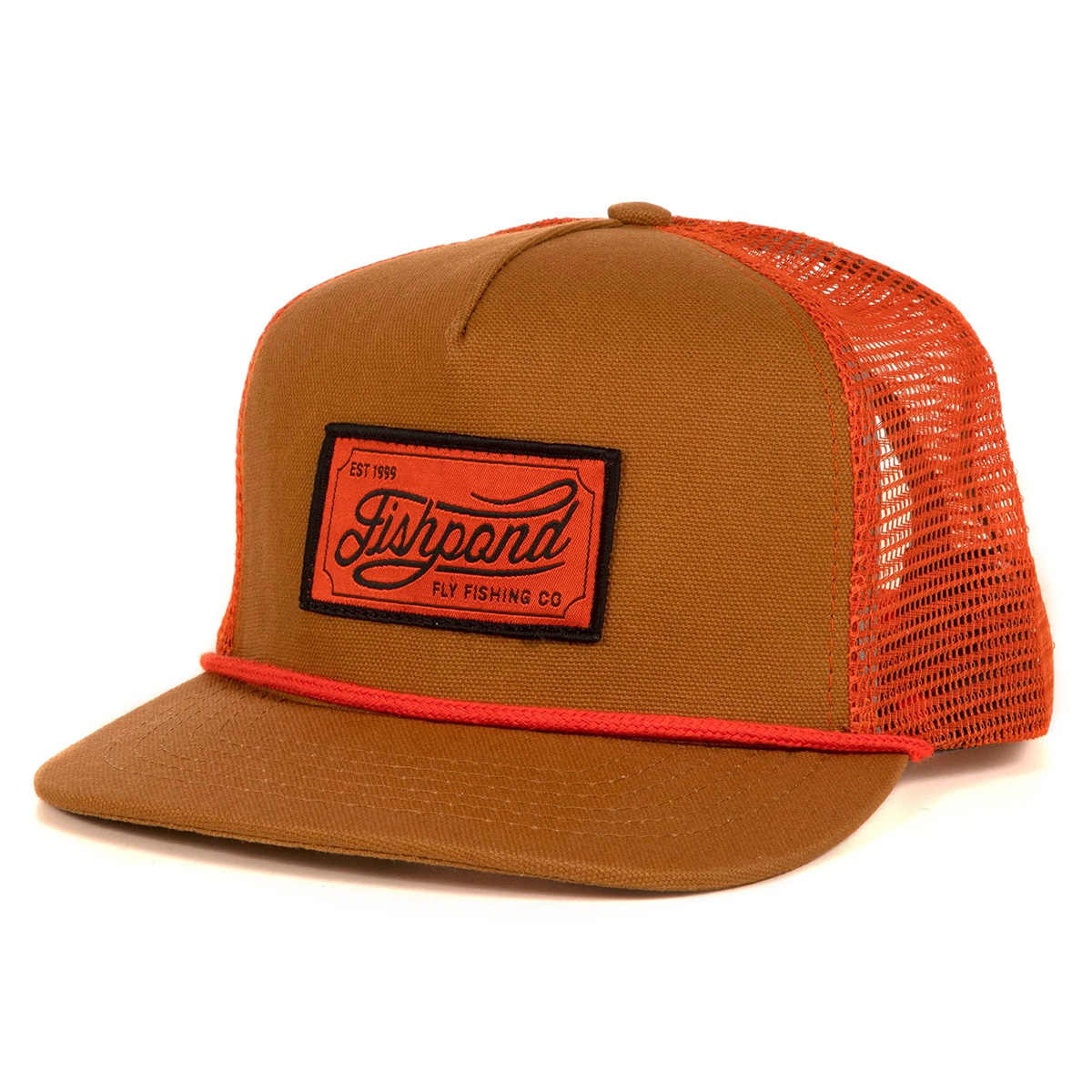 Fishpond Heritage Trucker Hat Cap Kappe sandbar/orange
