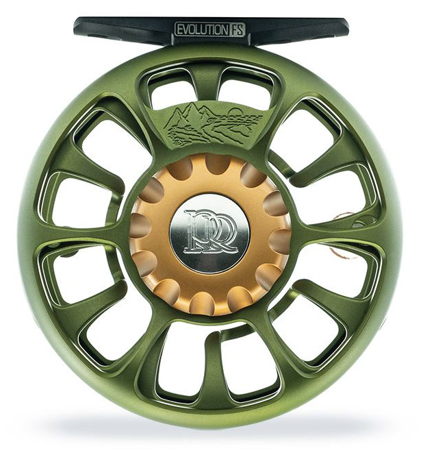 Ross_Evolution_FS_Fliegenrolle_matte_olive_1 Ross Reels Evolution FS Fly Reel matte olive