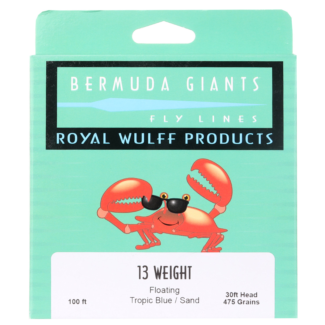 Royal Wulff Bermuda Triangle Taper Giants Floating 55lbs Power Core Fly Line Blue Sand