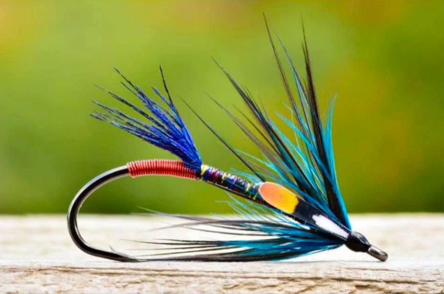 P-17599_semperfli_synthetic_jungle-cock_green_Bindebeispiel Bindebeispiel (andere Farbe)