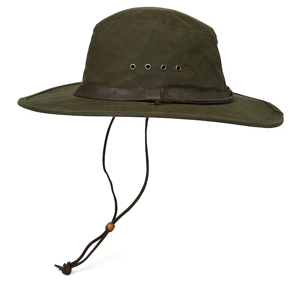 Filson Tin Cloth Bush Hat otter green