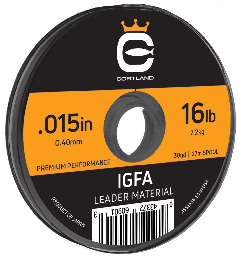 Cortland IGFA CLASS Leader Material Nylon Tippet - 30 yds