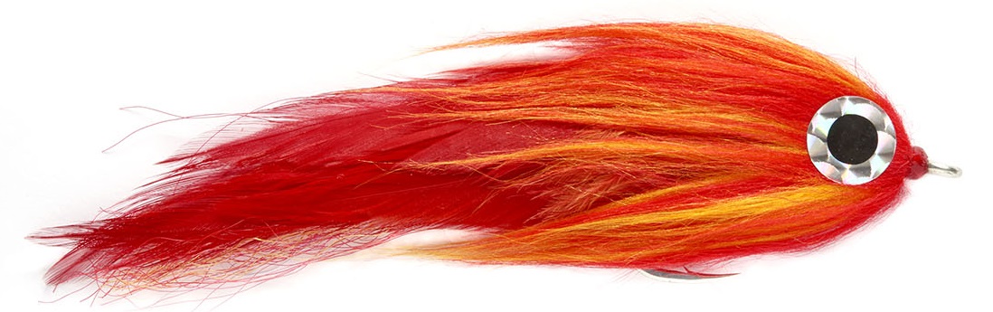 Fulling Mill Saltwater Fly - Flaming Lamborgini