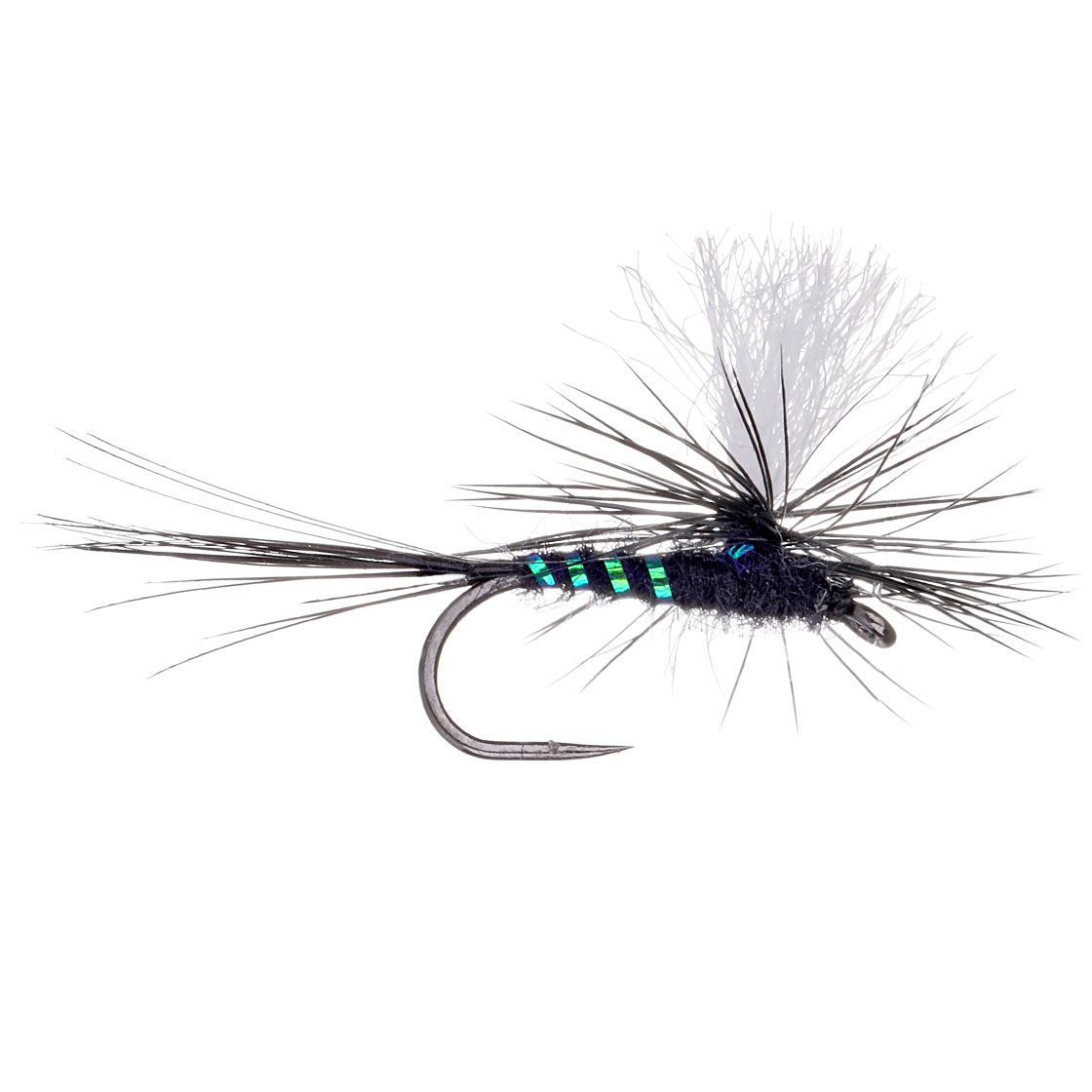P-26723_adh-fishing-Trockenfliege-Black-Parachute-on-AHREX-by-Superflies adh-fishing Dry Fly Black Parachute on AHREX by Superflies