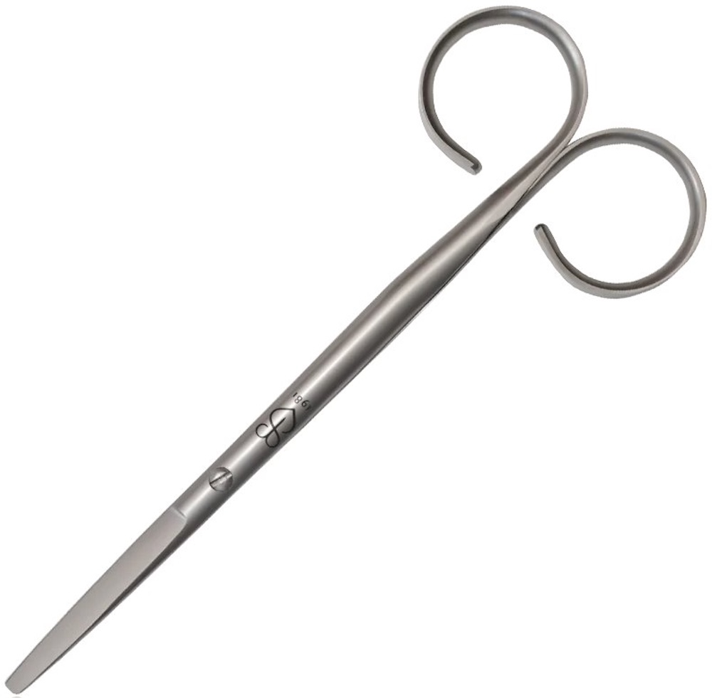 Renomed stainless steel scissors rounded large straight - FS7 15cm, blade 4cm