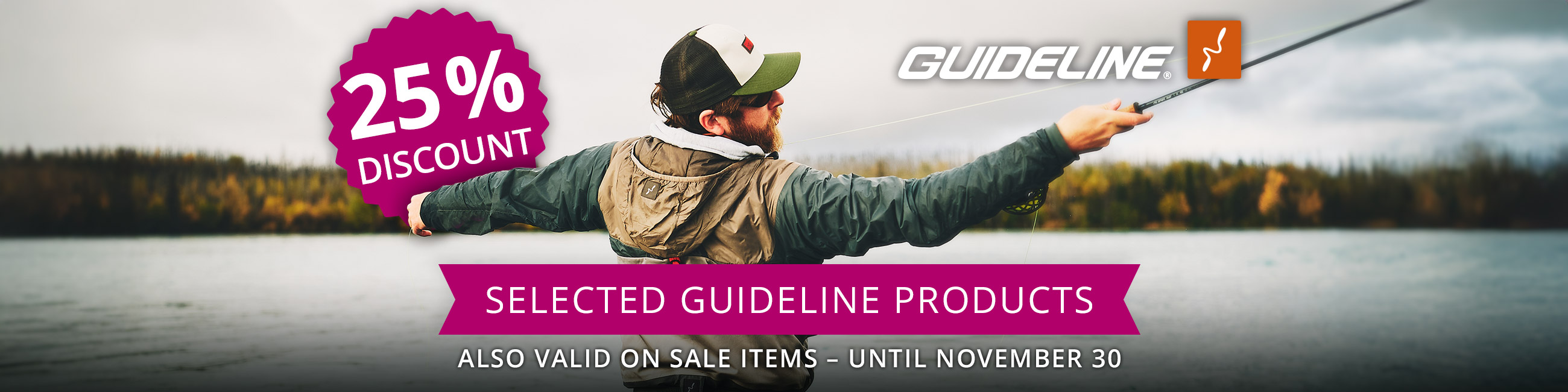 Guideline Black Week: 25% off Selected Products