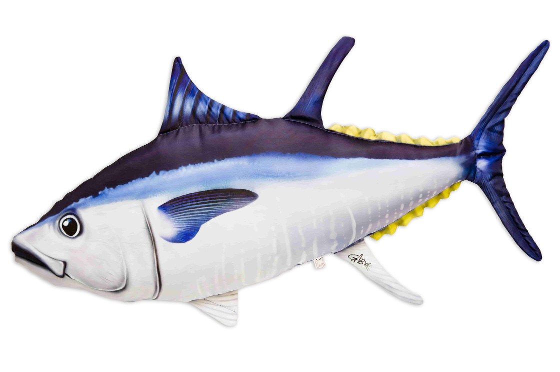 P-29191_Fischkissen_Kuscheltier_Thunfisch_100cm Fish Pillow Soft Toy Tuna 100cm