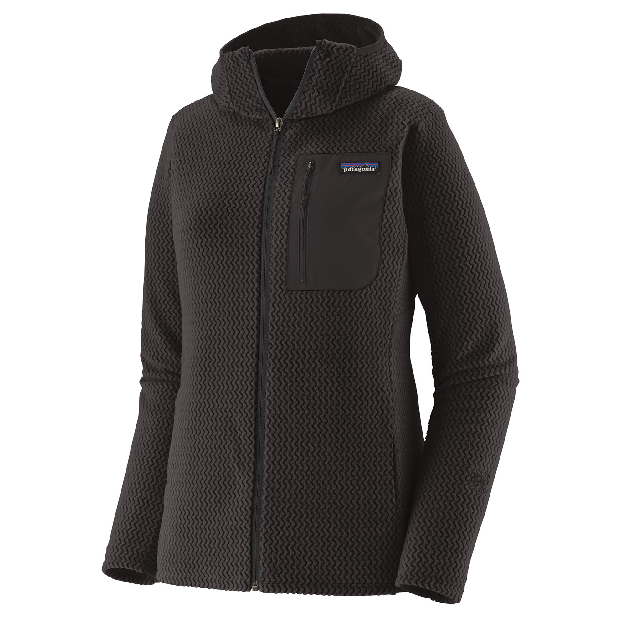 Patagonia W's R1 Air Full-Zip Hoody Jacket BLK - Black