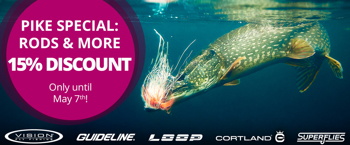 Pike Special: 15% off Rods & more until 5/7