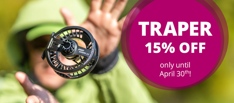 TRAPER: 15% off until 4/30