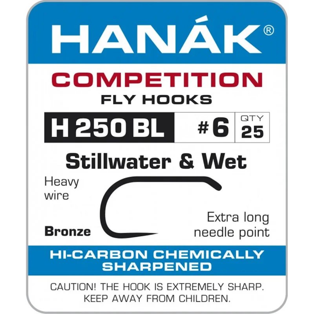 Hanak H 250 BL Stillwater & Wet hook bronze matt
