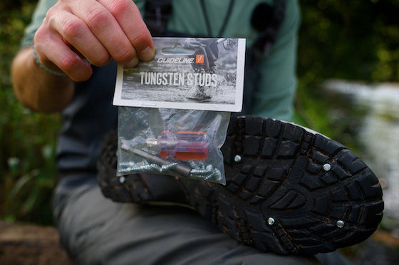 More safety when wading with spikes