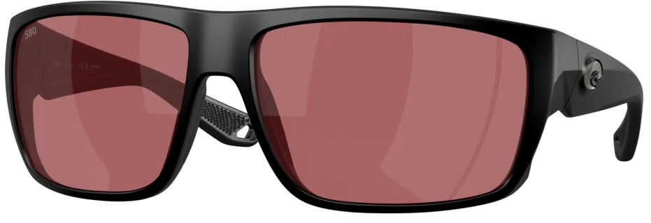 Costa Polarized Glasses Fly Line Matte Black (Rose 580G)