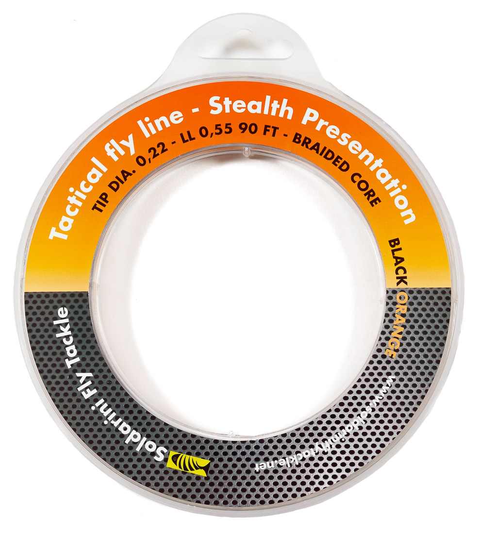 Soldarini Fly Tackle Tactical Fly Line Stealth Presentation black/orange