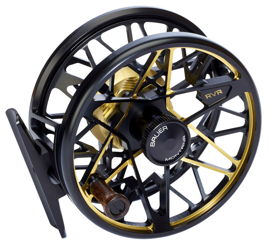 Bauer RVR Fly Reel black gold