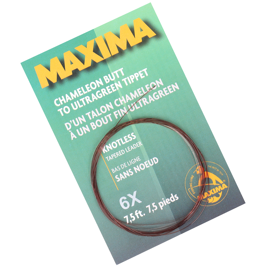 P-28890_Maxima-Knotless-Tapered-Leader-7-5-ft-konisches-Vorfach Maxima Knotless Tapered Leader 7,5 ft
