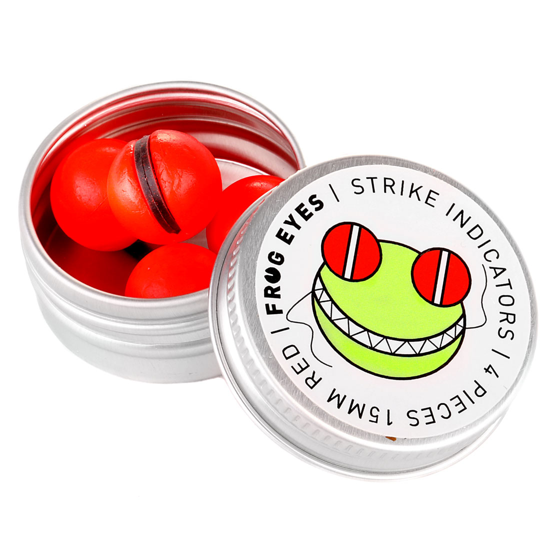 P-18853_frog-eyes_bissanzeiger_red_foto1 Frog Eyes Strike Indicator red