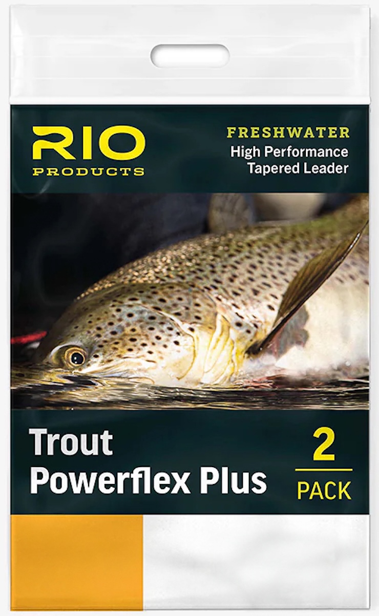 Rio Powerflex Plus 7.5 ft Tapered Leader 2 pc Pack