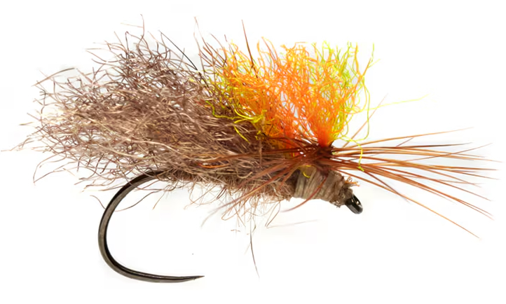 P-27946_Fulling_Mill_Hi_Top_Caddis_Tan_ Fulling Mill Weiss' Hi-Top Caddis Tan Barbless Dry Fly