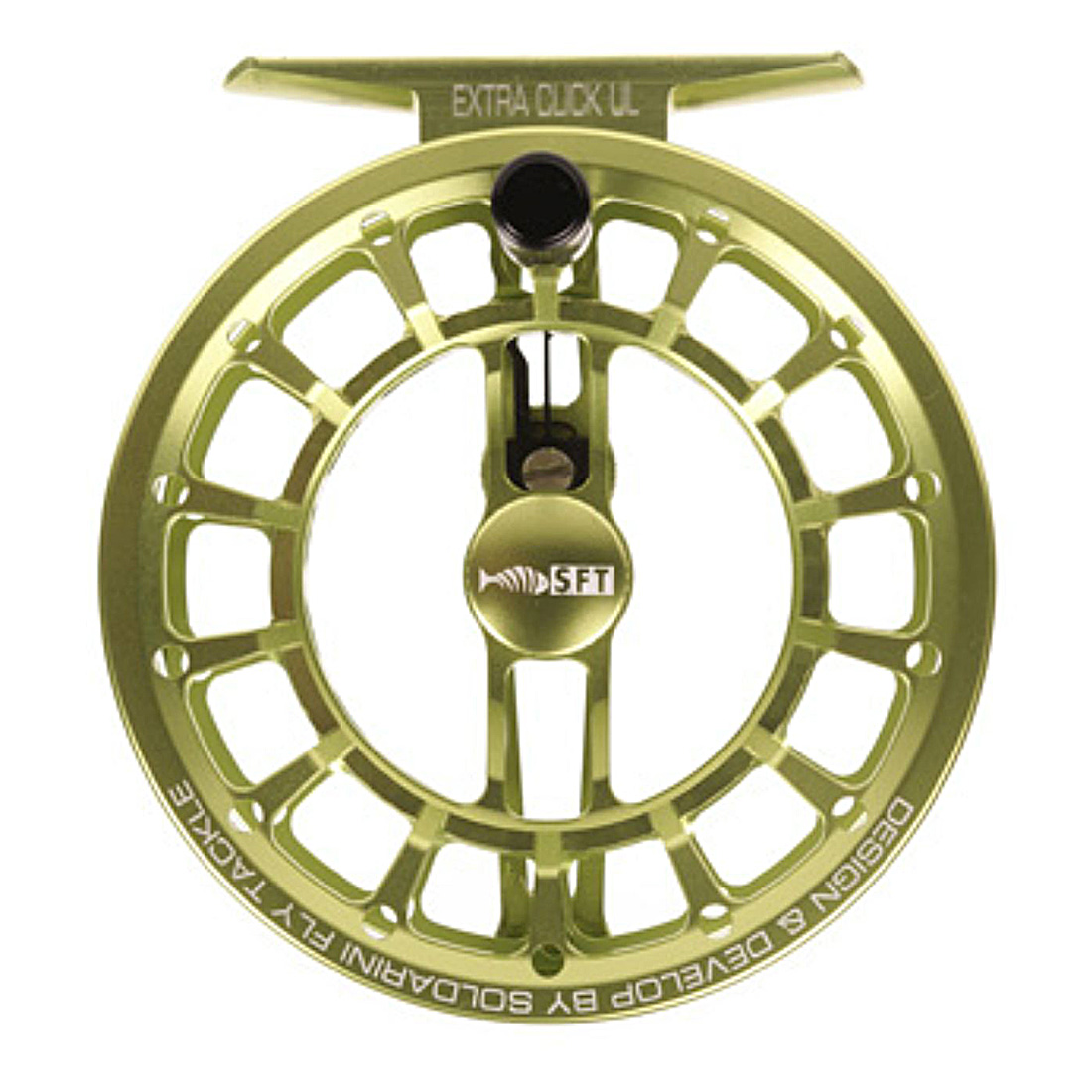 Soldarini_Extra_Click_UL_Fliegenrolle_metallic_olive_2