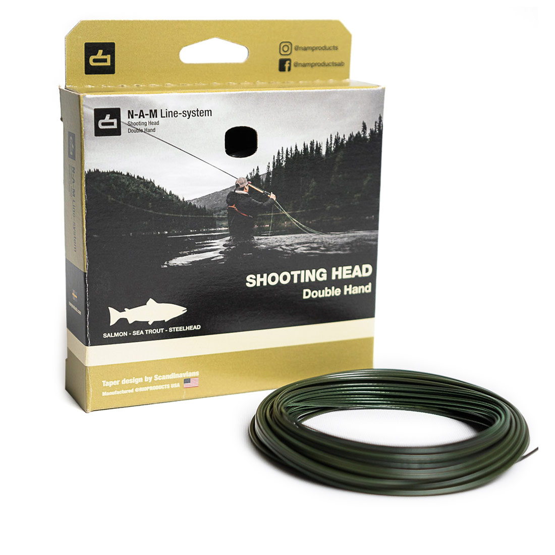 Nam A-Type Sink2/Sink5 Double Handed Shooting Head