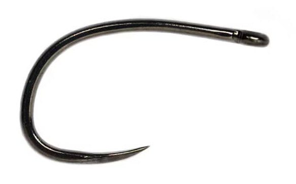 Fulling Mill Hook FM-5120 Grub Boss Black Nickel 50pc Big Pack Barbless