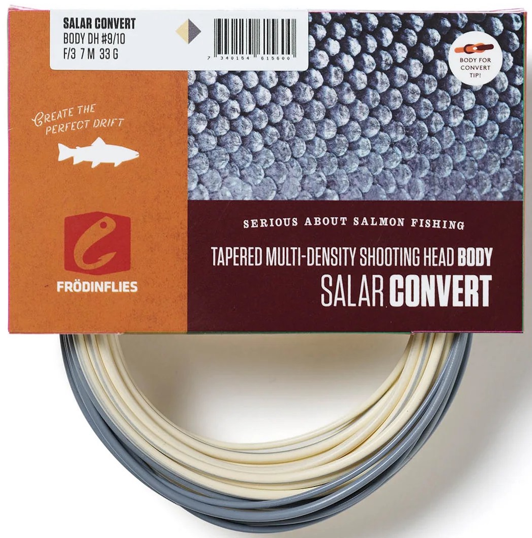 Frödin Salar Convert Short Spey Doublehand Shooting Head Floating-Sink3