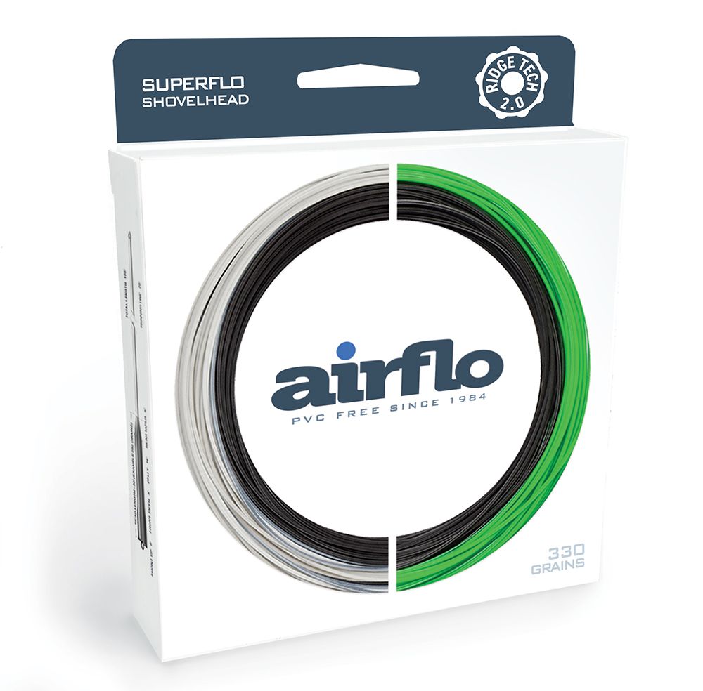 Airflo Ridge 2.0 Streamer Shovel Head - Floating Runningline with 30 ft Ultra Fast Sinking Head