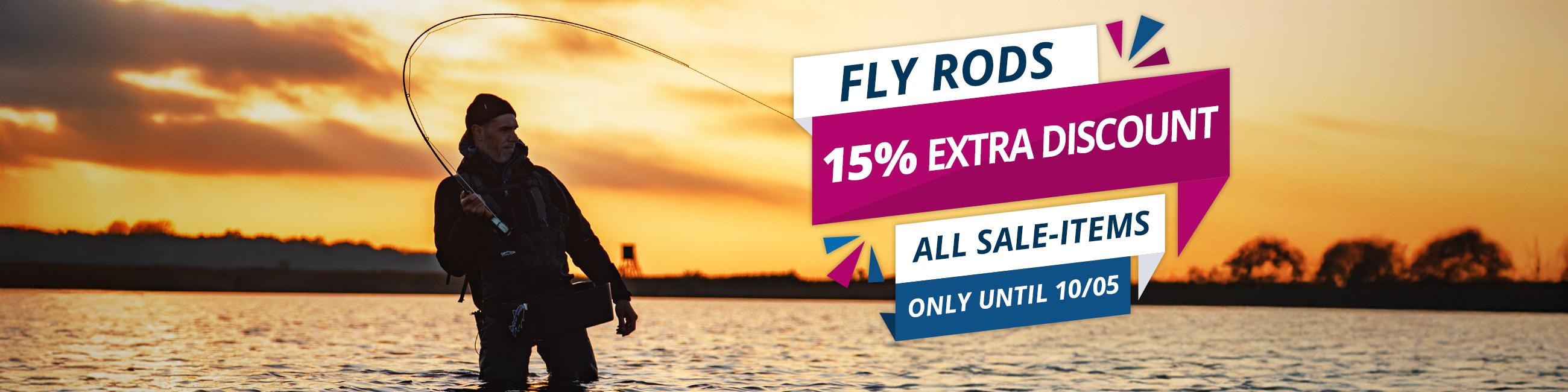 15% Extra off Fly Rods until 10/5