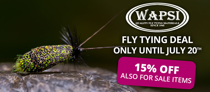 Wapsi Fly Tying Deal: 15% off until 7/20